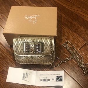 Christian Louboutin Gold Clutch